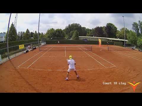 College Tennis Recruiting Video - Matchplay - Spring 2024 - Tijn van Gorkom - Slamstox