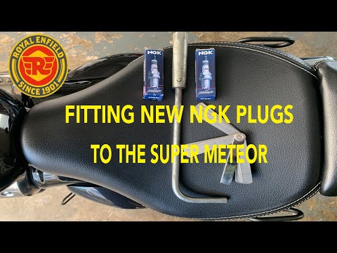 Upgrading to NGK spark plugs on the Super Meteor 650