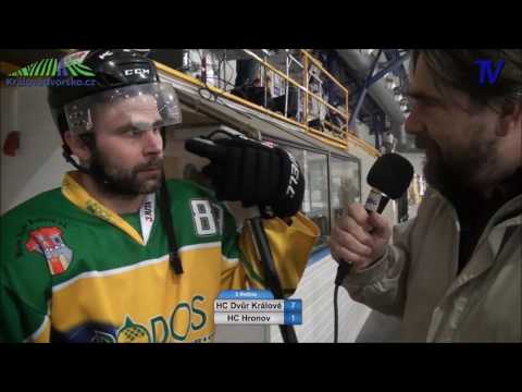 Rozhovory - Třetí semifinále krajské ligy - HC Rodos - Wikov Hronov
