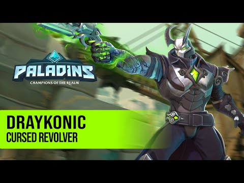 DrayKonic Androxus PALADINS PRO COMPETITIVE GAMEPLAY l CURSED REVOLVER