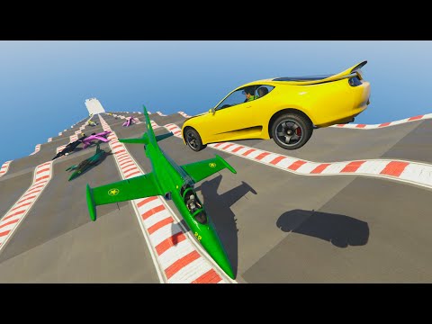 MEGA RAMPA TODOS CONTRA MI!! INCREIBLE JUGADA! - GTA V ONLINE