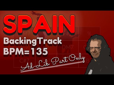 【Spain】"Ad-Lib Part"  Backing Track BPM=135