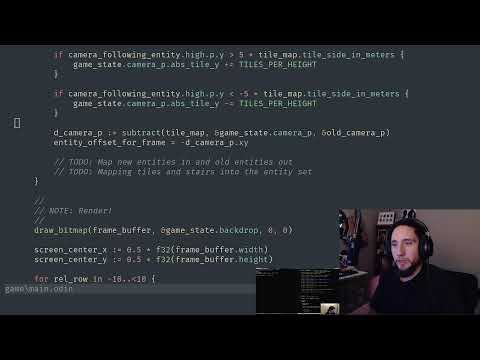 Odinmade Hero / Day 52 / Entity Movement in Camera Space