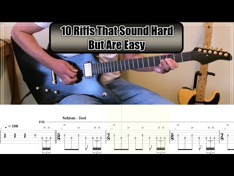 10 Riffs That Sound Hard But Are Easy (With Tab)