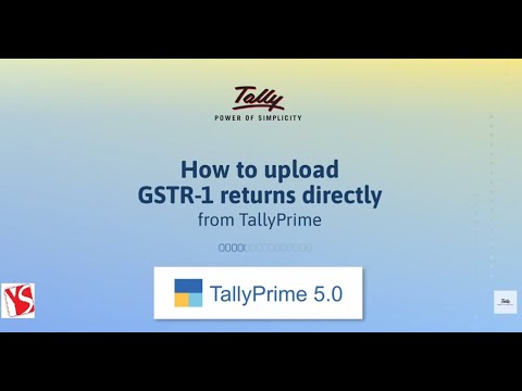How to File GSTR-1 from TallyPrime | Yesha Software LLP