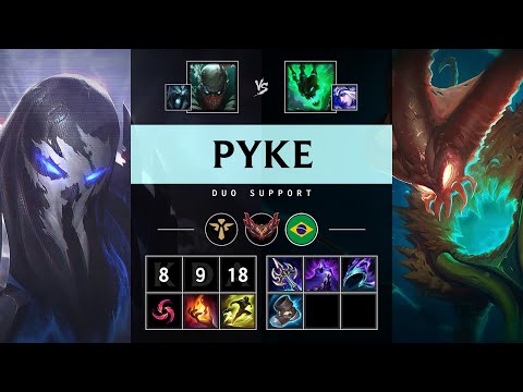 Pyke Support vs Thresh - BR Grandmaster Patch 25.17