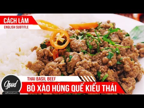Bò xào lá húng quế