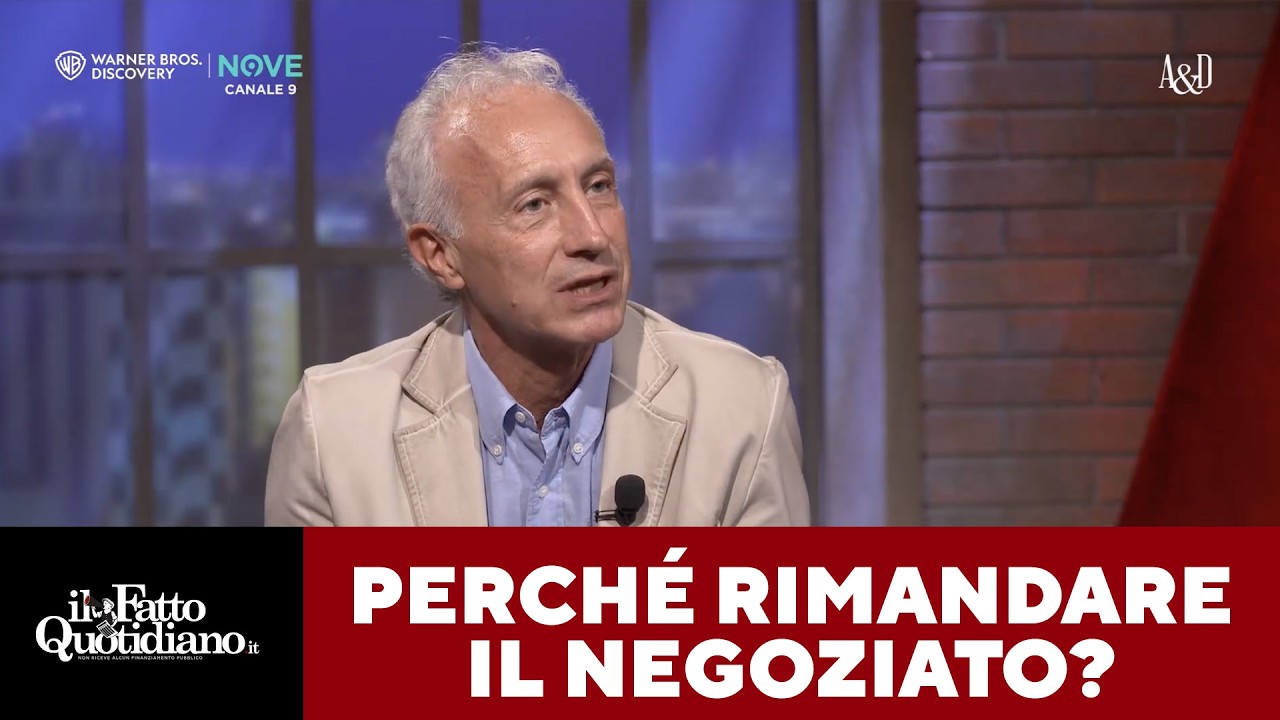 Travaglio: "Armi all'Ucraina incompatibili con la Costituzione. Perché ritardare il negoziato?"
