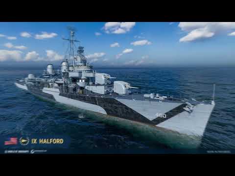 HALFORD, der ERSTE HYBRID ZERSTÖRER laut WG! - World of Warships | [Replay] [Deutsch] [60fps]