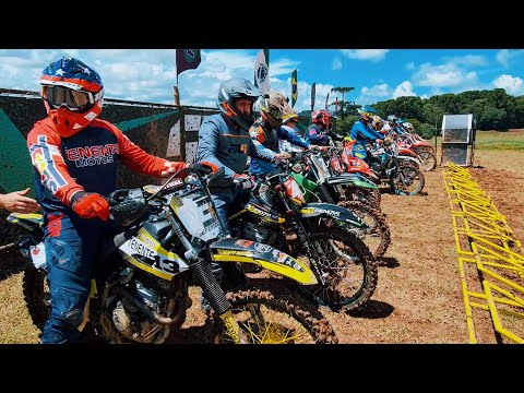 Gate Lotado na Corrida das Motos Nacional  (VX4 e VX45 )  Na abertura do Paranaense de Velocross