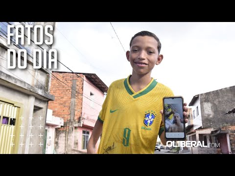 Conheça Vitinho, o garoto que fugiu de casa para ver a Seleção Brasileira no Mangueirão