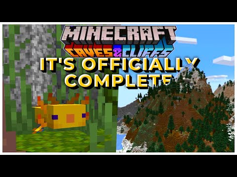 The Minecraft Caves & Cliffs Update Is Officially Finished! | Minecraft 1.18 Pre-Release 1