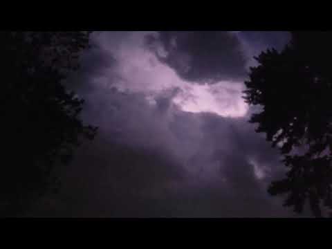 early morning lightning storm