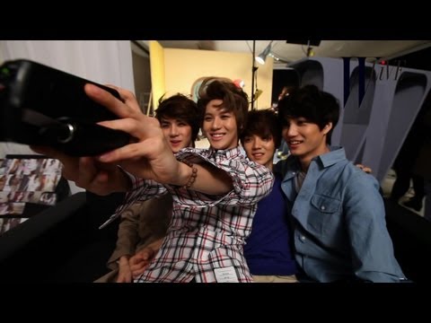 [W Live 1 S.M. Fashionistas] Clip 5_TAE MIN & KAI & SE HUN & LU HAN