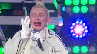 [720p60] Christina Aguilera - Medley (Rehearsal) (Dick Clark&#39;s New Year&#39;s Rockin&#39; Eve 2019)