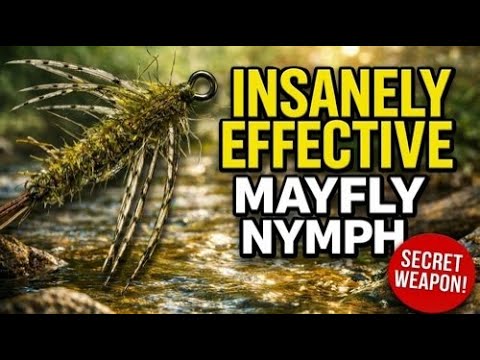 Fly tying for beginners - Deadliest Olive Mayfly Nymph Tutorial