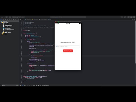 User Defaults In SwiftUI | Store and retrieve Data from User Defaults with SwiftUI