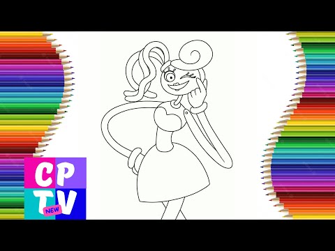 Mommy long legs Coloring pages/ Poppy playtime coloring/ Tobu - Back To You [NCS Release]