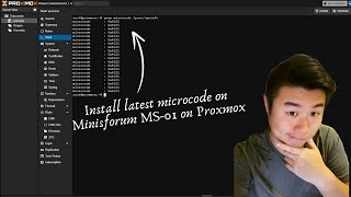 Updating microcode on Minisforum MS-01 Proxmox