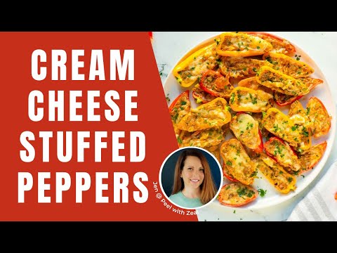Cream Cheese Stuffed Peppers | Gluten Free Appetizer Recipe