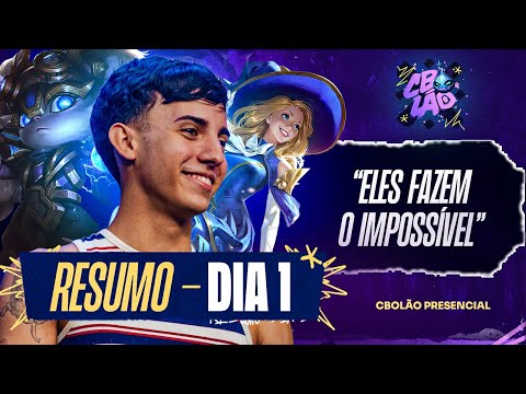 O MELHOR MONOCHAMPION DO MUNDO? - RESUMO CBOLÃO PRESENCIAL DIA 1