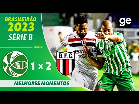 Gols e lances de Juventude-RS x Botafogo-SP