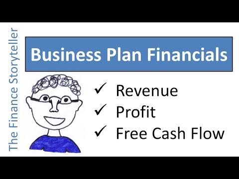 Free cash flow and revenue and profit in the business plan