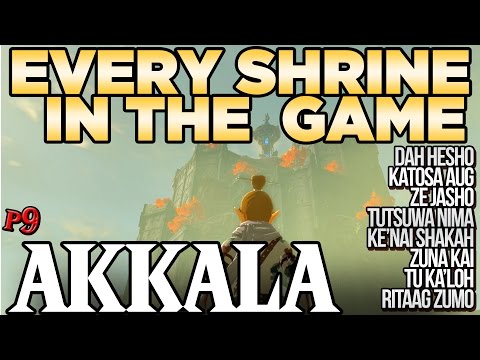 Every Shrine in Akkala Tower -Tutsuwa Nima, Dah Hesho, Ritaag Zumo, & More! Zelda Breath of the Wild