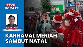Suasana Karnaval Sinterklas 2024 Sambut Perayaan Natal dan Tahun Baru 2025 di Kota Sorong