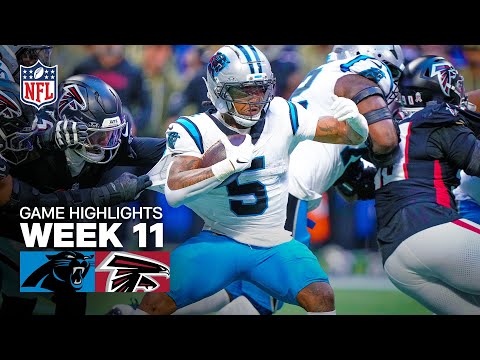 Carolina Panthers vs Atlanta Falcons Game Highlights | 2025 NFL Season Week 11