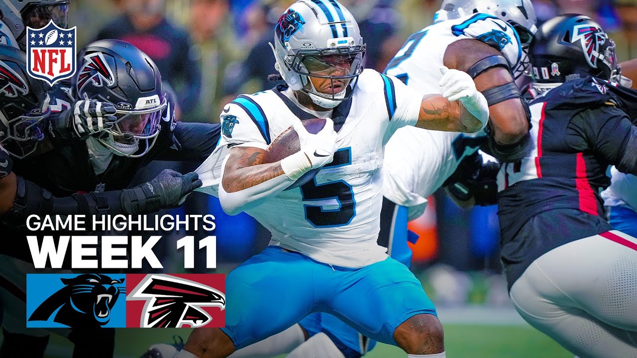 Carolina Panthers vs Atlanta Falcons Game Highlights | 2025 NFL Season Week 11