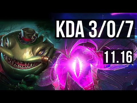 TAHM KENCH & Tristana vs VEL'KOZ & Ashe (SUPPORT) | 3/0/7, 800K mastery | EUW Master | v11.16