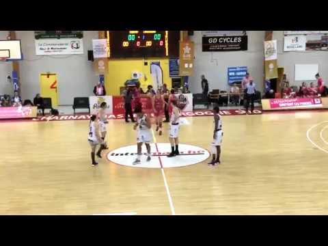 LF2 Samedi 17 Mars 2018 : Charnay BBS / Landerneau BB : 1ère Mi-Temps