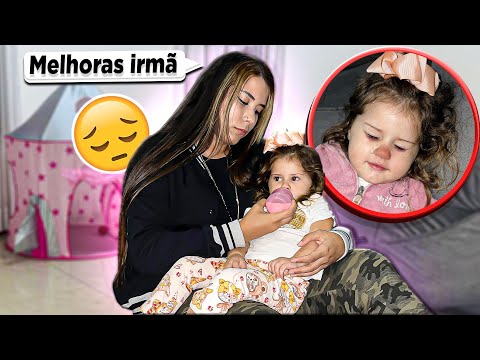 MINHA IRMÃZINHA ESTÁ MUITO DOENTE! (Tive que cuidar dela)