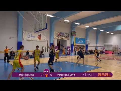 BBBL U15 / Mažeikiai 2008 - Pārdaugava 2008 /