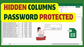How To Make Hidden Columns Password Protected In Excel