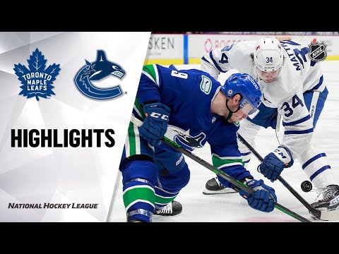 Maple Leafs @ Canucks 4/18/21 | NHL Highlights