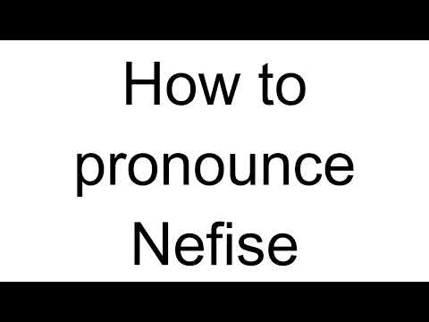How to Pronounce Nefise (Turkish)