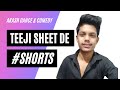 Teeji Sheet De Shorts Shortvideo Akashdance