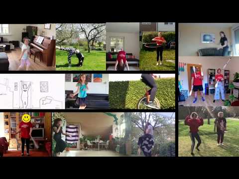 Welt * Circus * Tag 2020 - Circus Circuli und Freunde tanzen zusammen