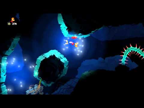 Rayman Legends Playthrough Part 65: [Back To Origins] Sea Of Serendipity - Swimming With The Stars