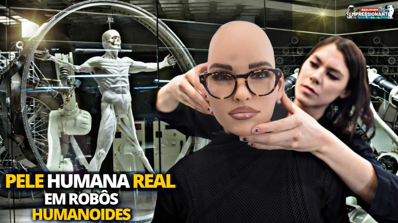 Cientistas criam pele viva feita com células humanas pra robô | Frota de humanoides trabalhando EUA