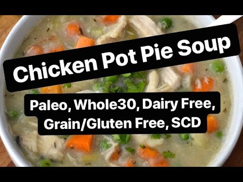 Chicken Pot Pie Soup (Paleo & Whole30)