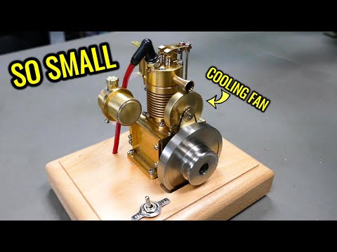 MINI OHV PUSHROD ENGINE! Runs On 95 Octane Gas