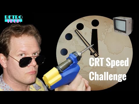 How fast can you restore a 37 year old CRT Display?