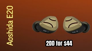 Aoshida E20 review | A 2DD open back iem for $44 (With gaming test)