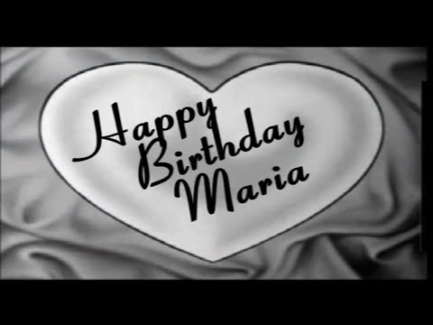 Happy birthday Maria!