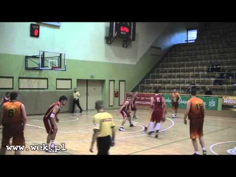 www.wek.pl: Włocławska Liga Koszykówki Amatorskiej, Oltech-Dworek w Smólsku - 20.03.2011, cz.1/5