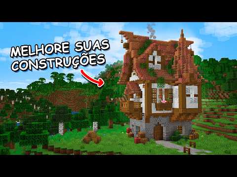 Aprenda a CONSTRUIR igual um PROFISSIONAL no MINECRAFT - Tutorial