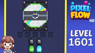 Pixel Flow Level 1601 Solution Walkthrough